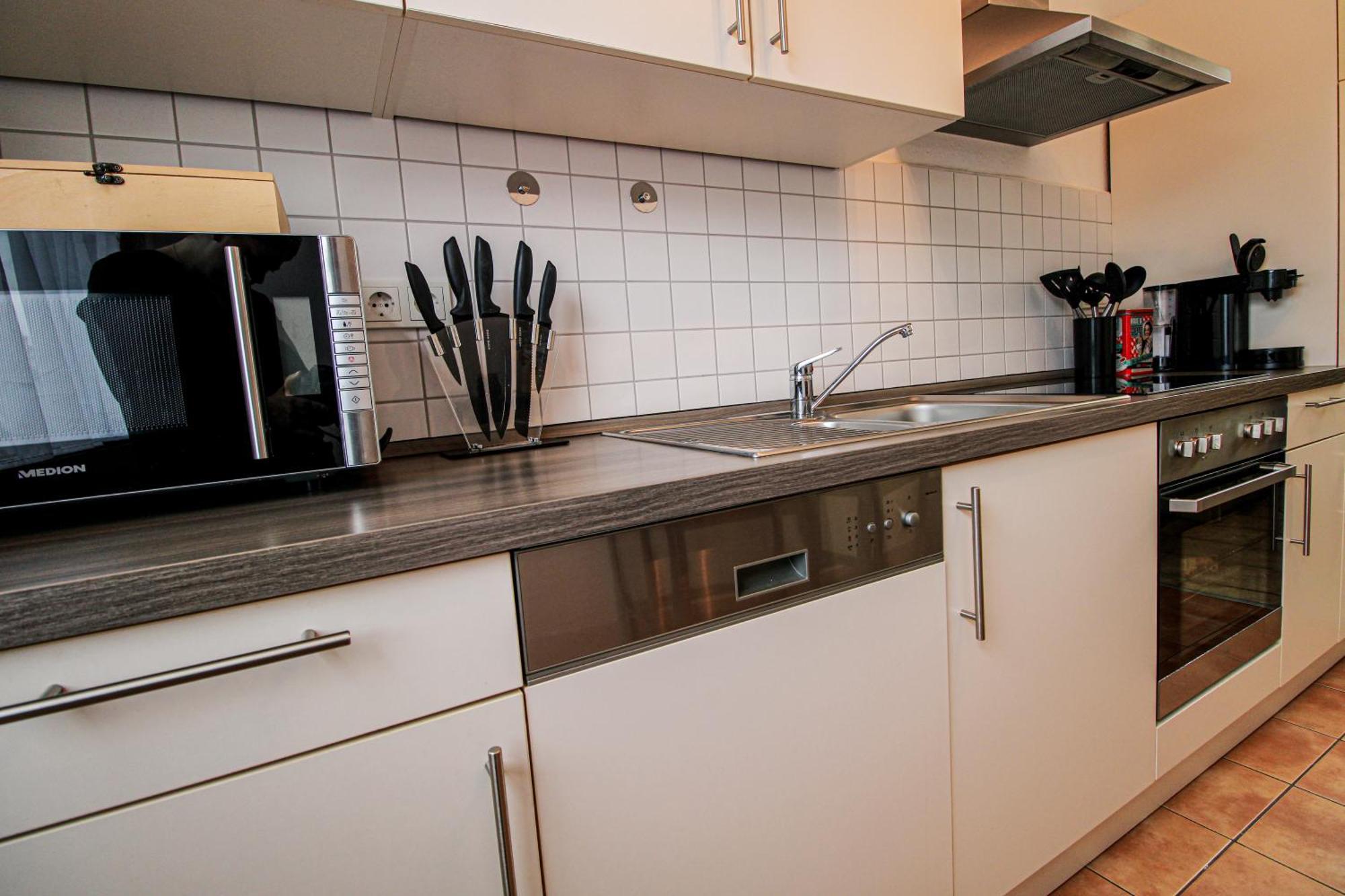 Moderne Fewo Sky Netflix Terrasse Burgblick Boxspringbett Waschtrockner Bullay Exteriér fotografie