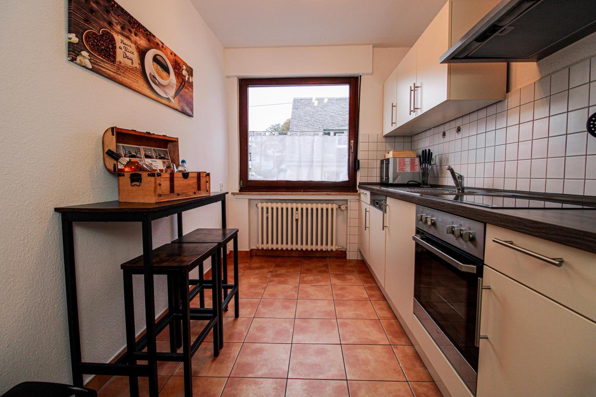 Moderne Fewo Sky Netflix Terrasse Burgblick Boxspringbett Waschtrockner Bullay Exteriér fotografie